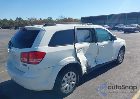 2018 Dodge Journey Se from USA, damaged, VIN 3C4PDCAB4JT302528